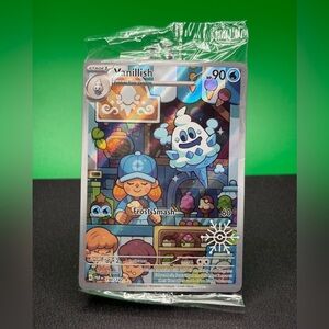 SEALED Vanillish Holographic Pokémon Card - 2025 Holiday Calendar Promo Full Art